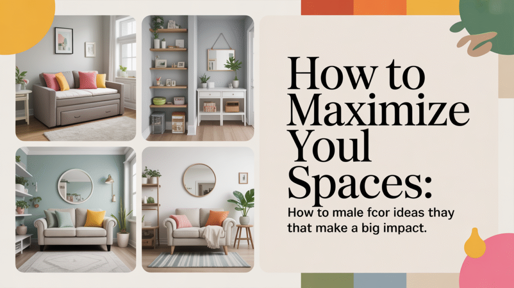 How to Maximize Small Spaces: Home Decor Ideas That Make a Big Impact