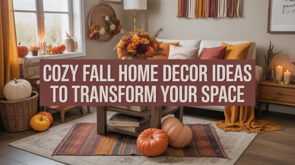 Cozy Fall Home Decor to Transform Your Space | 2025 Autumn Inspiration
