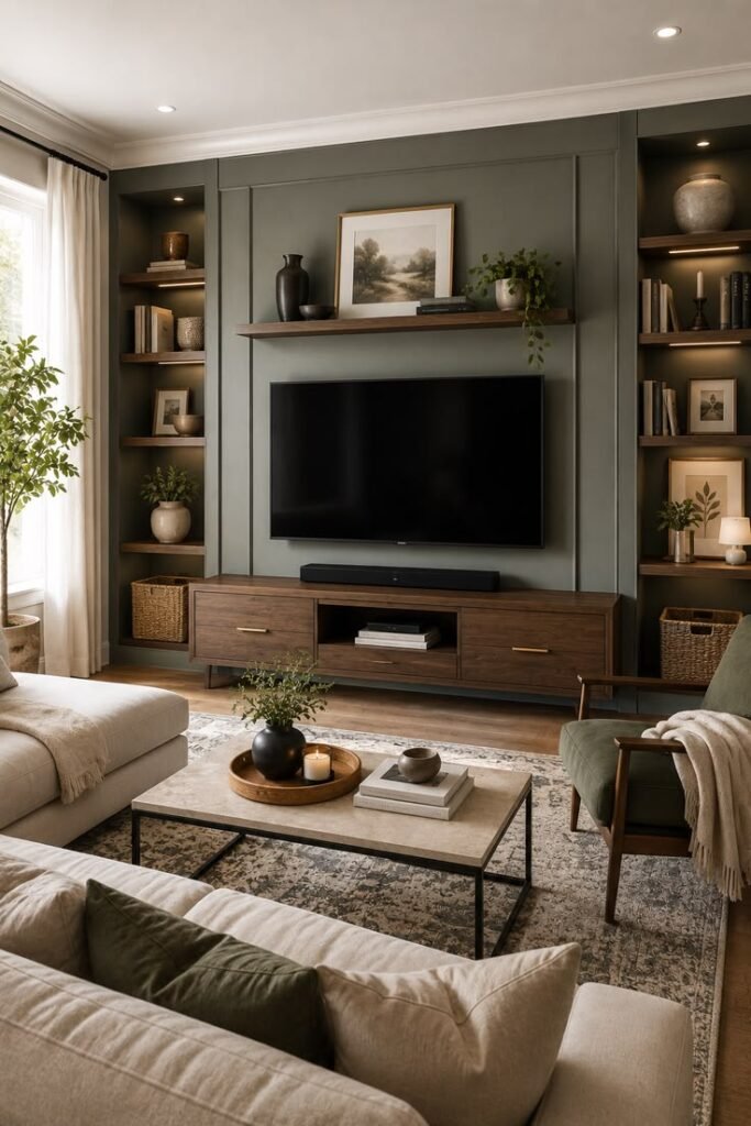 catchy TV Stand Decor