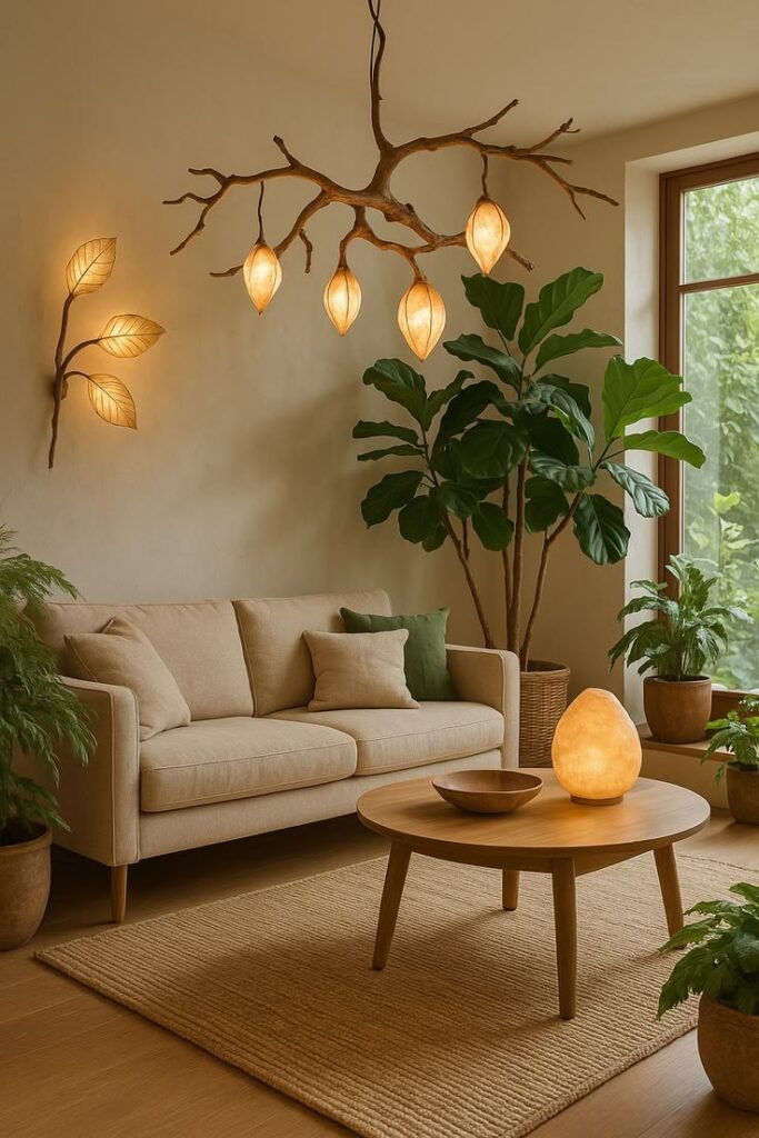 Nature inspired living room ideas