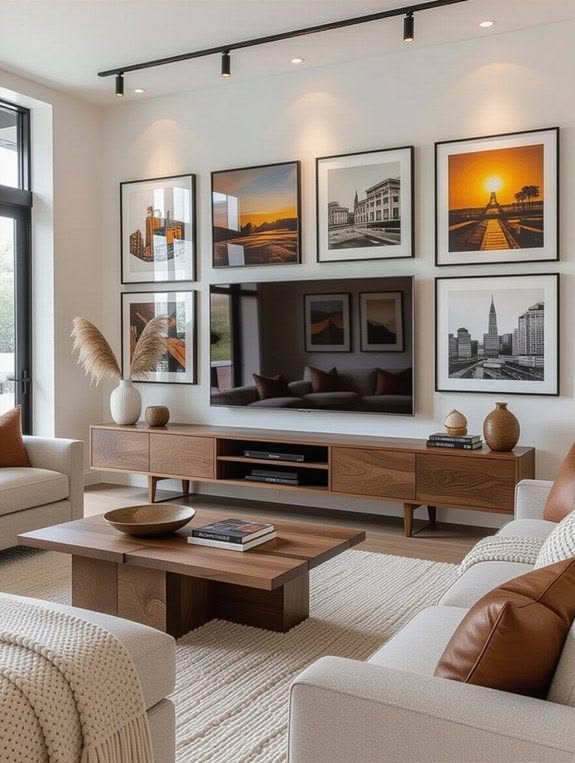 Minimal TV Stand Decor