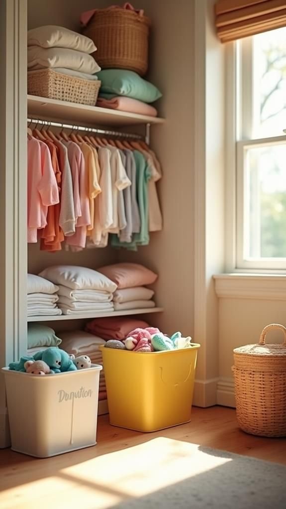 Baby clothes organization