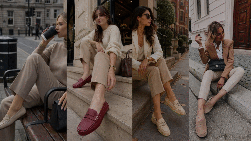 Old money loafer outfit